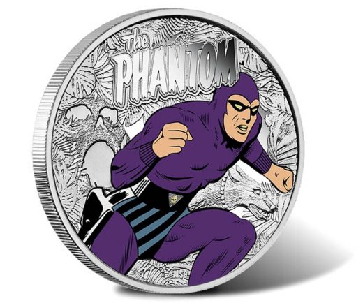 80th Anniversary of The Phantom 2016 1oz Silver Medallion