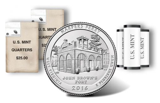 Harpers Ferry National Historical Park quarters, rolls and bags