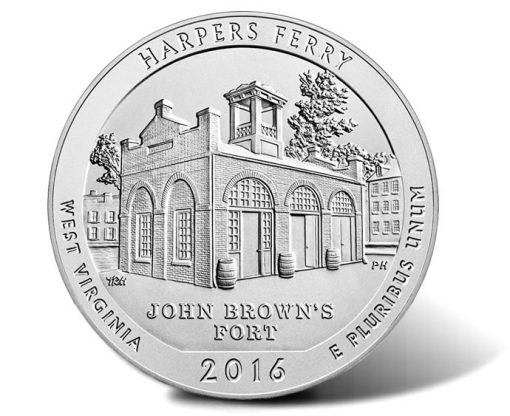 2016-P Harpers Ferry National Historical Park Five Ounce Silver Uncirculated Coin