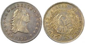 Heritage to Auction Double Plug 1795 Silver Dollar