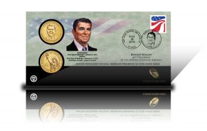 2016 Ronald Reagan $1 Coin Cover