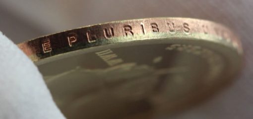 2016-S Enhanced Uncirculated Native American $1 Coin, Edge