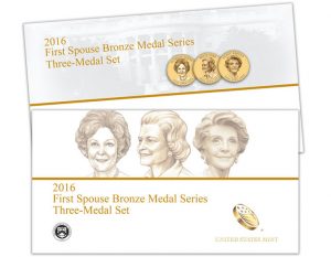 Pat Nixon, Betty Ford and Nancy Reagan Medals in First Spouse Set