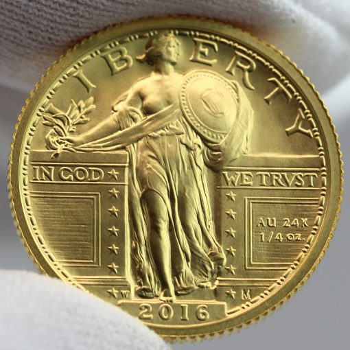 2016-W Standing Liberty Centennial Gold Coin - Obverse, a