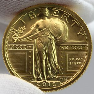 2016-W Standing Liberty Centennial Gold Coin - Obverse, b
