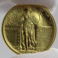 2016-W Standing Liberty Centennial Gold Coin - Obverse, c