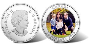 Canadian 2016 $20 Silver Coin Celebrates Royal Tour