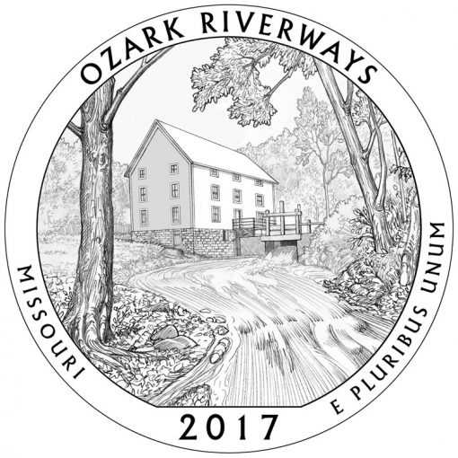 Ozark National Scenic Riverways Quarter and Coin Design
