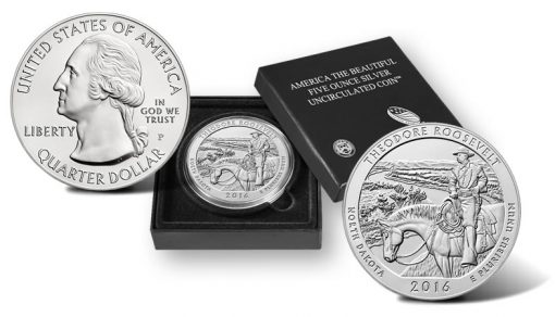 2016-P Theodore Roosevelt Five Ounce Silver Uncirculated Coin