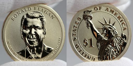 2016-S Reverse Proof Ronald Reagan Presidential $1 Coin