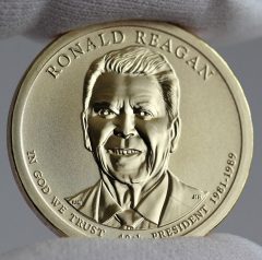 2016-S Reverse Proof Ronald Reagan Presidential $1 Coin - Obverse, a