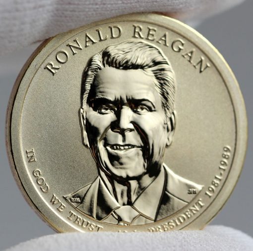2016-S Reverse Proof Ronald Reagan Presidential $1 Coin - Obverse, b