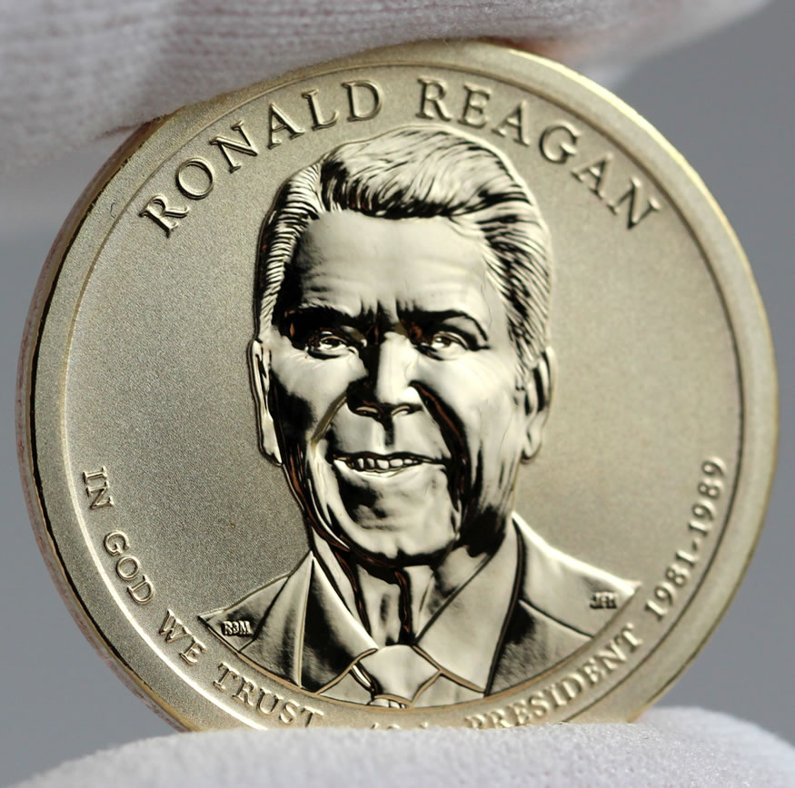 2016 S Ronald Reagan Presidential Mint Proof Dollar from Original Proof Set 