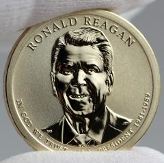 2016-S Reverse Proof Ronald Reagan Presidential $1 Coin - Obverse, c
