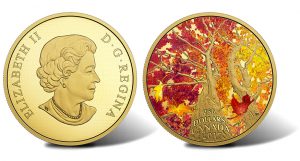 2017 Maple of Canopy Kaleidoscope of Color Gold Coin