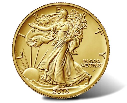 2016-W Walking Liberty Centennial Gold Coin - Obverse