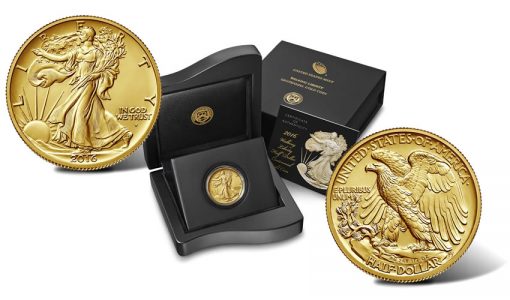 2016-W Walking Liberty Centennial Gold Coin, Presentation Case