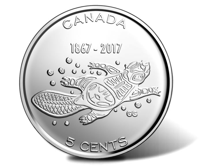 2017 CANADA 50 CENTS 1867-2017 150TH ANNIVERSARY OF CANADA PROOF-LIKE COIN 
