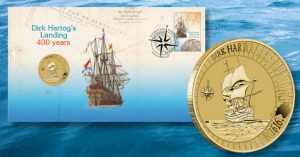 2016 Stamp and Coin Cover Celebrates Hartog's Landing in Australia