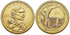 2015 Native American $1 Dollar Coin