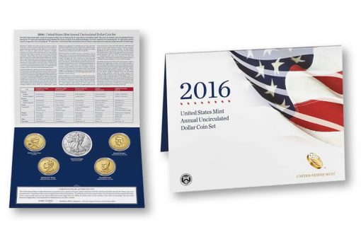 2016 Annual Uncirculated Dollar Coin Set