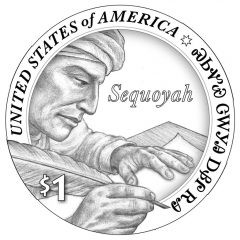 2017 Native American $1 Dollar Design Image