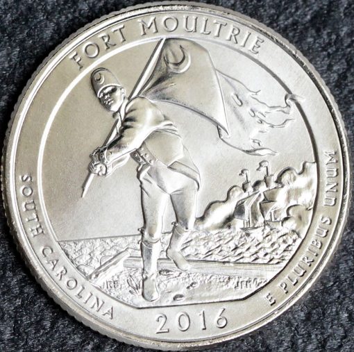 Photo of a 2016 Fort Moultrie Quarter