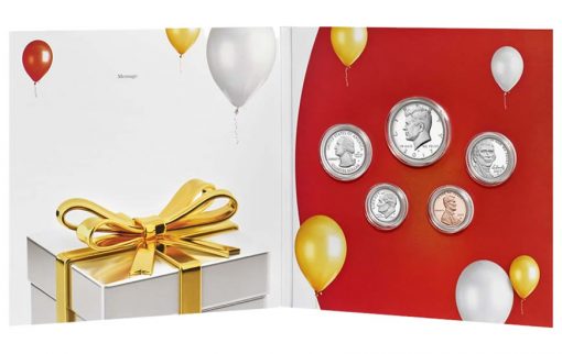 2017 Happy Birthday Coin Set, opened
