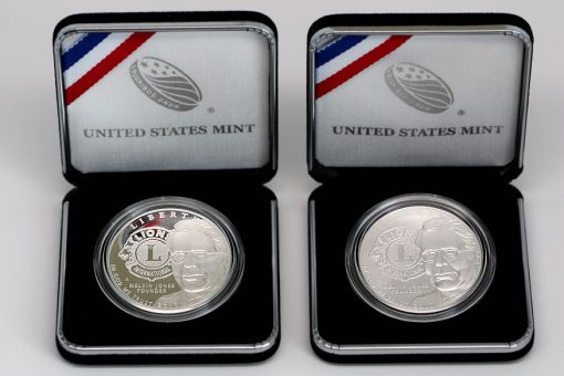 2017-P Lions Clubs International Centennial Silver Dollars - Proof and Uncirculated