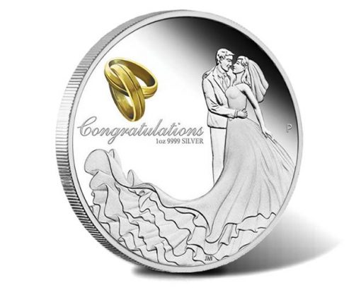 2017 Wedding 1oz Silver Proof Coin
