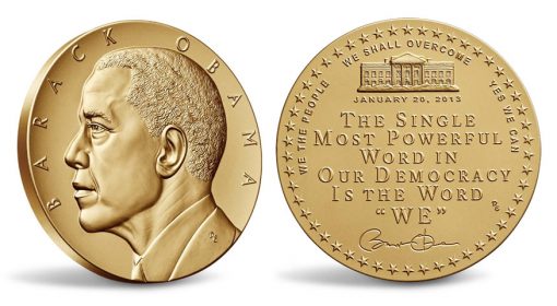 President Barack Obama Second Term Presidential Bronze Medal