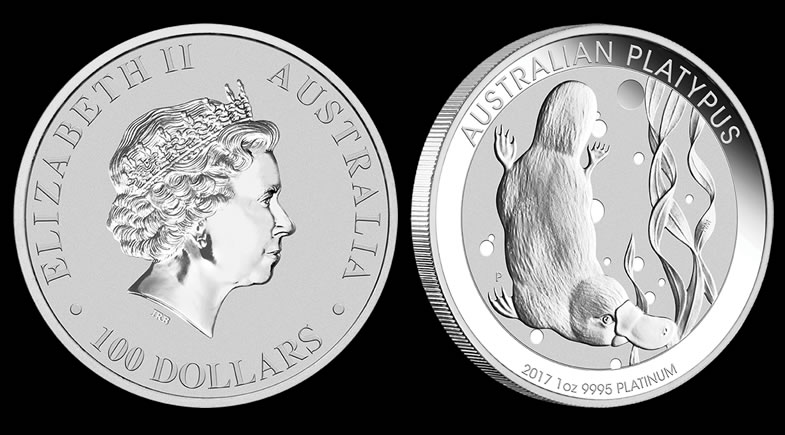 2017 Australian Platypus Platinum Coin Released CoinNews
