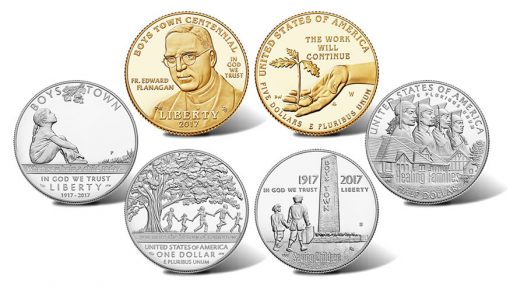 2017 Boys Town Centennial Commemorative Coins