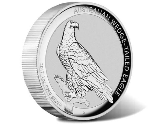 2017 Australian Wedge-Tailed Eagle 1 oz Silver High Relief Coin