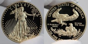 2017-W $50 Proof American Gold Eagle, Obverse and Reverse