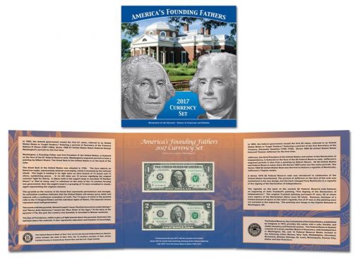Americas Founding Fathers 2017 Currency Set