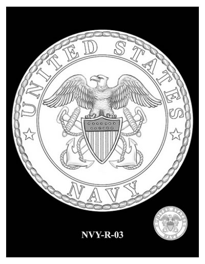 CCAC and CFA Recommended Navy Silver Medal Reverse Design