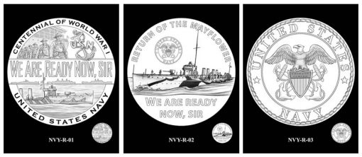 Navy Silver Medal Design Candidates - Reverses