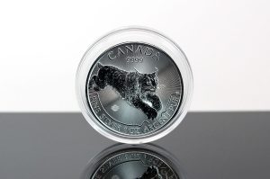 2017 $5 Canadian Lynx Silver Coin Photos