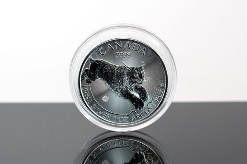 Predator Series 2017 $5 Canadian Lynx 1 oz Silver Coin