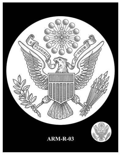 Recommended Army Silver Medal Reverse Design