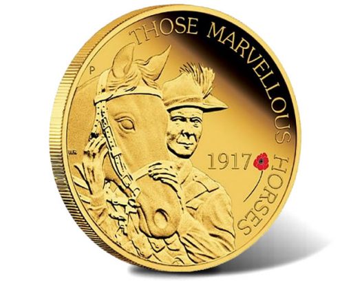 The ANZAC Spirit 100th Anniversary 2017 Beersheba Gold Proof Coin