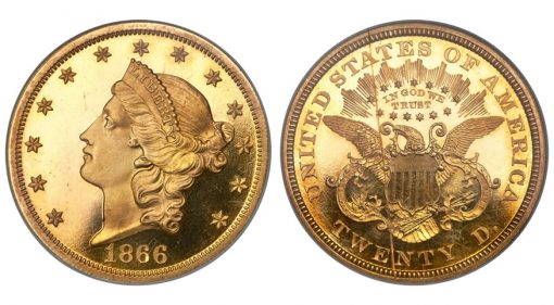 1866 Liberty Double Eagle