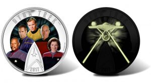 Canadian 2017 $30 Star Trek Captains Coin Glows in the Dark