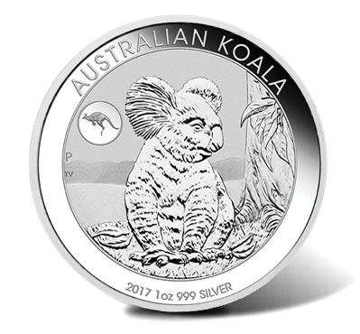 2017 Australian Koala with Kangaroo Privy 1oz Silver Bullion Coin