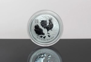 2017 Australian Lunar Rooster 1-Ounce Silver Bullion Coin Photo