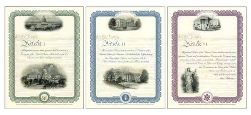 2017 Constitution Series Intaglio Prints