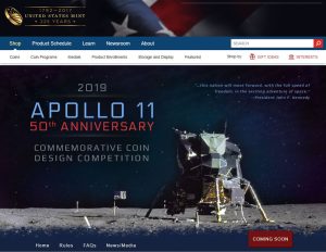 Mint Site - Apollo 11 Coin Design Competition