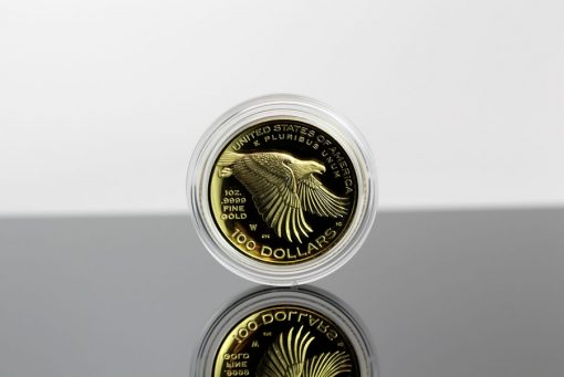 2017 American Liberty Gold Coin - Reverse, Encapsulated, BlackBg