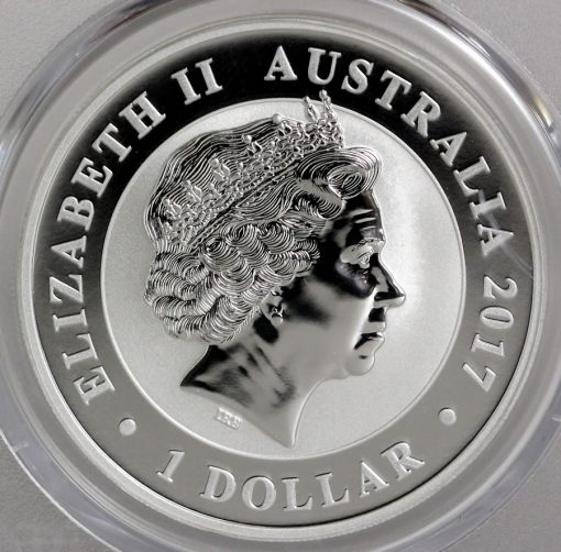 2017 Australian Silver Swan 1oz Bullion Coin - Obverse